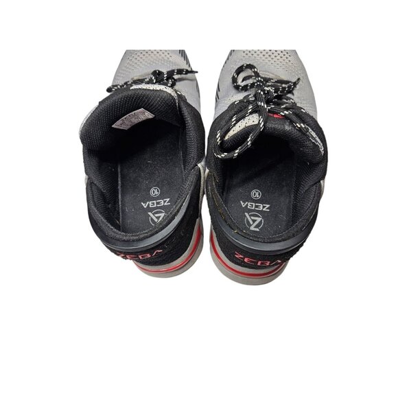 Zeba Hands Free Slip On Sneakers Athletic Shoes Men's 10 X-Wide Gray Black Mesh - Picture 7 of 10